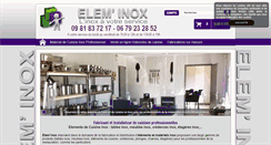 Desktop Screenshot of elem-inox.com