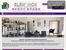 Tablet Screenshot of elem-inox.com